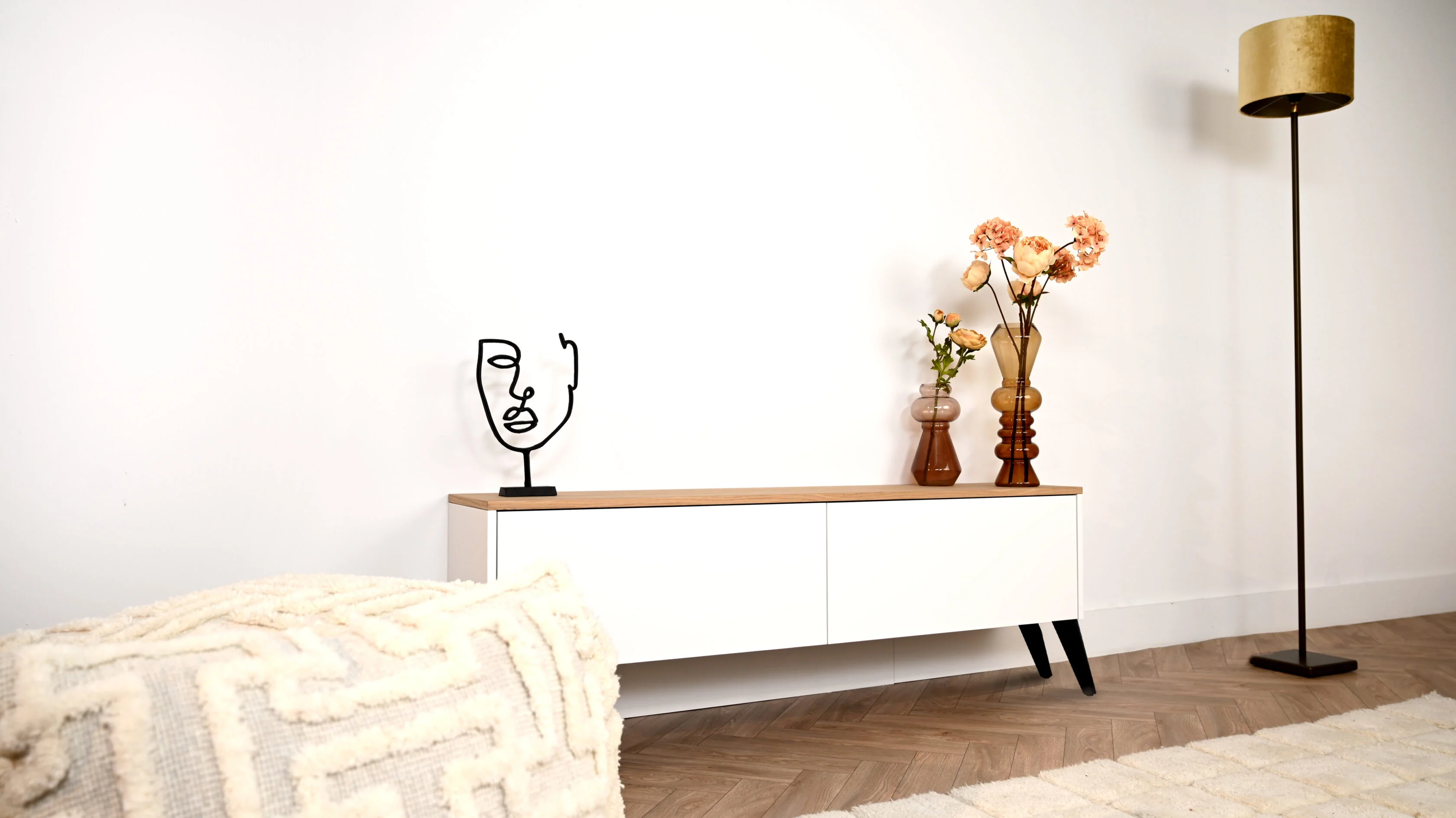 TV-meubel Johnson - Staand - MDF - 2 kleppen - Image 3