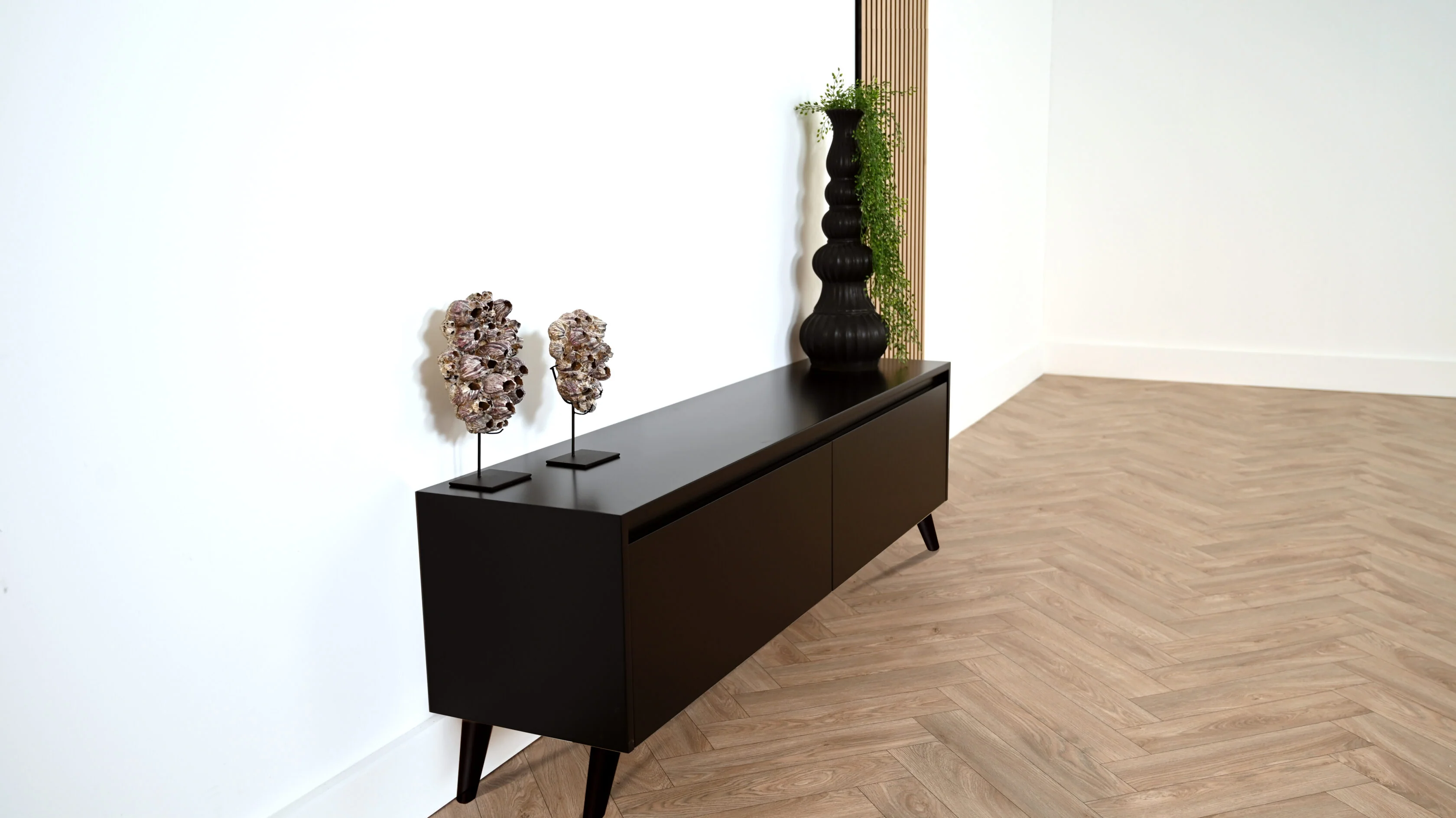TV-meubel Mason - Staand - MDF - 2 kleppen - Image 3