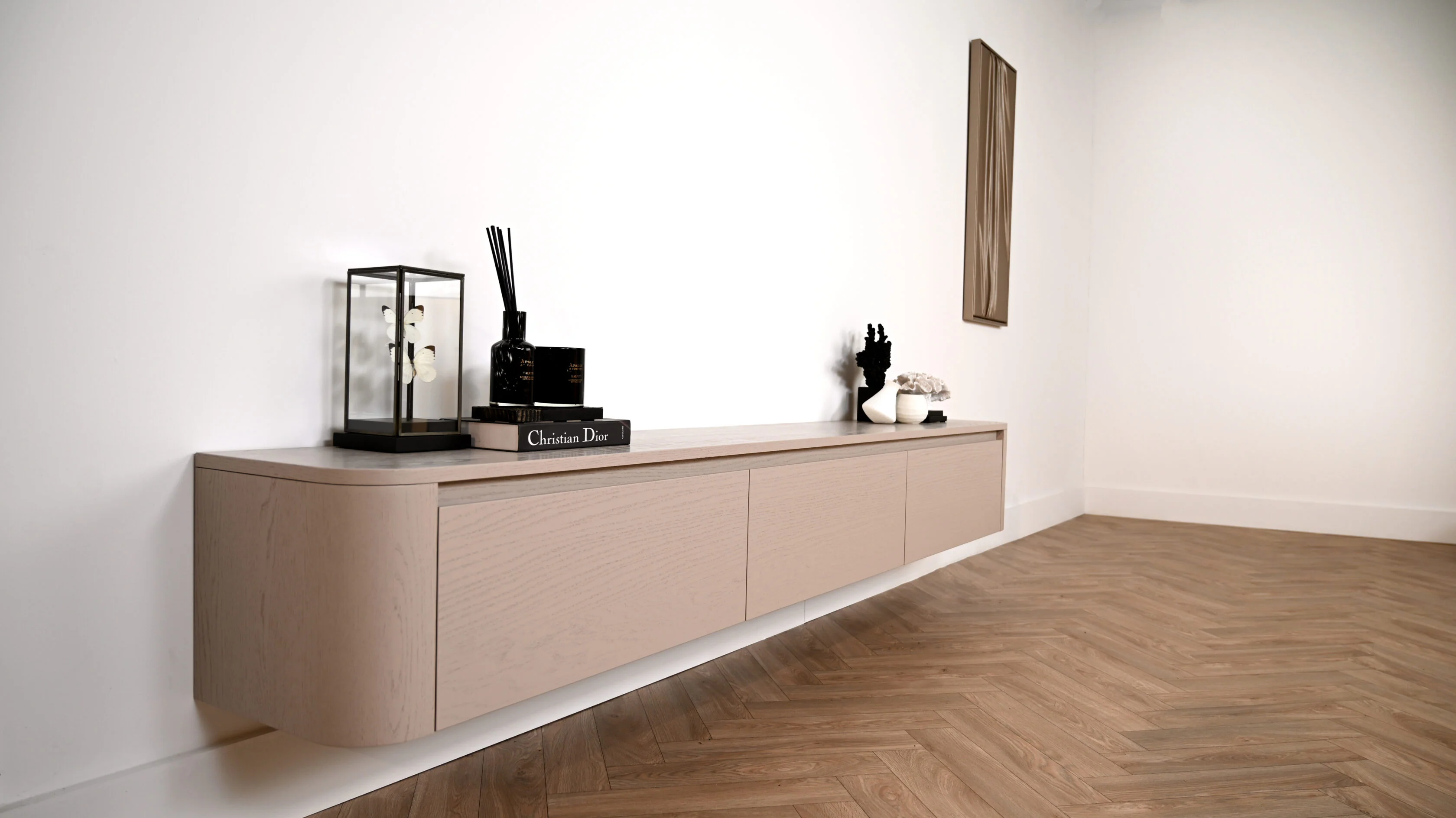 TV-meubel Runa - Zwevend - Eiken - 3 kleppen - Image 6