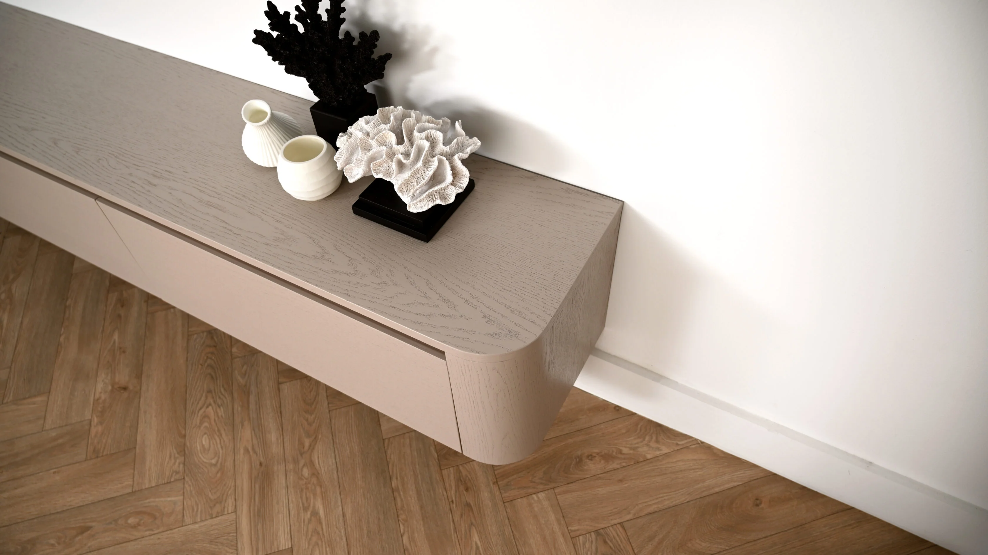 TV-meubel Runa - Zwevend - Eiken - 3 kleppen - Image 7